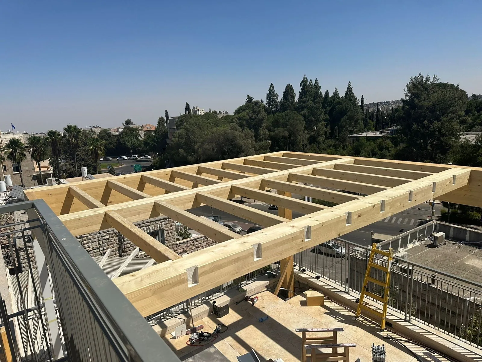 Montaggio della pergola Giove